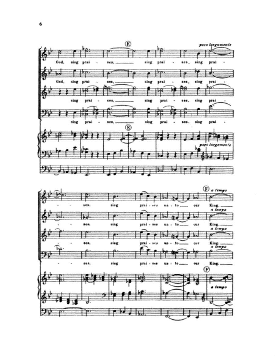 O Clap Your Hands (Choral Score) 4-Part scores gallery preview page 6