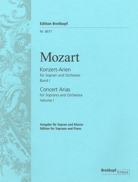 Wolfgang Amadeus Mozart : Konzertarien fur Sopran Bd.I