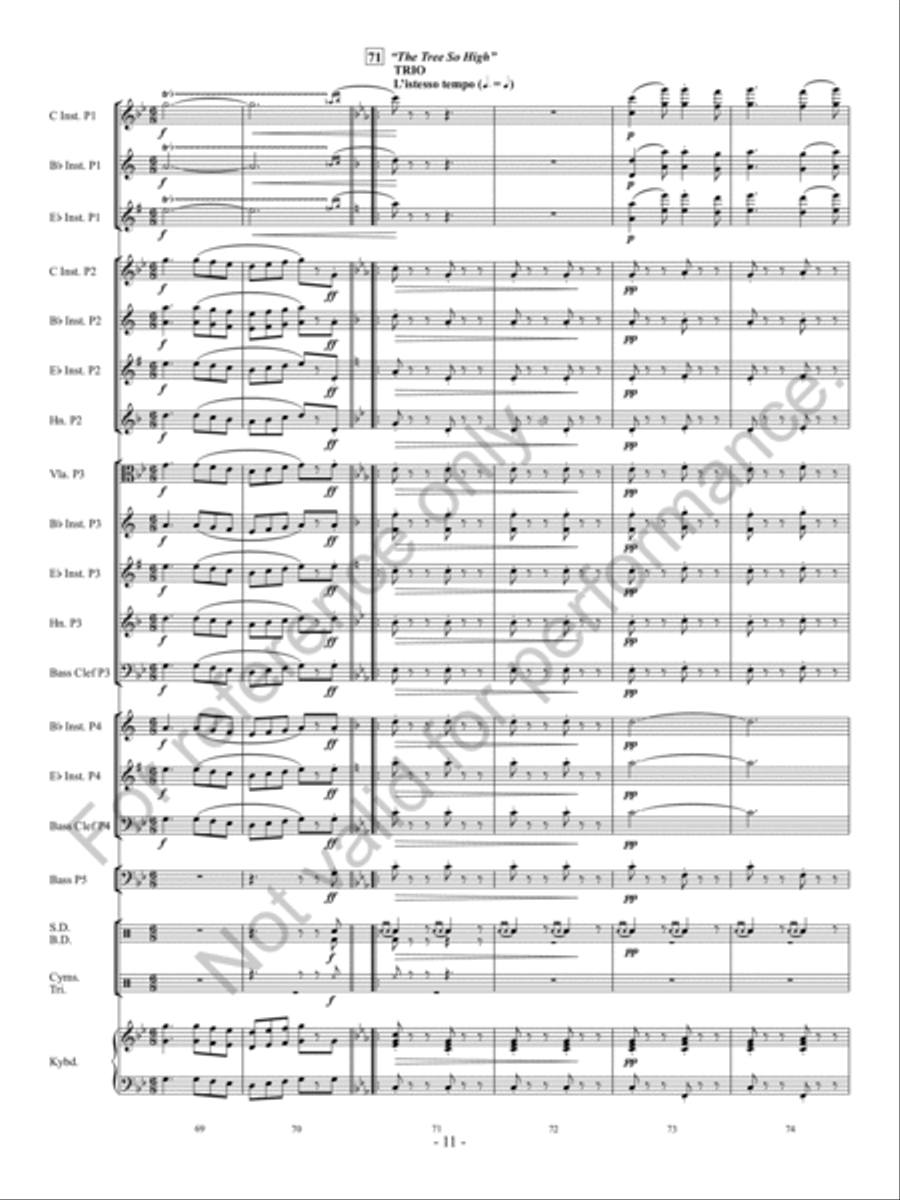 Folk Songs From Somerset Concert Band scores gallery preview page 12