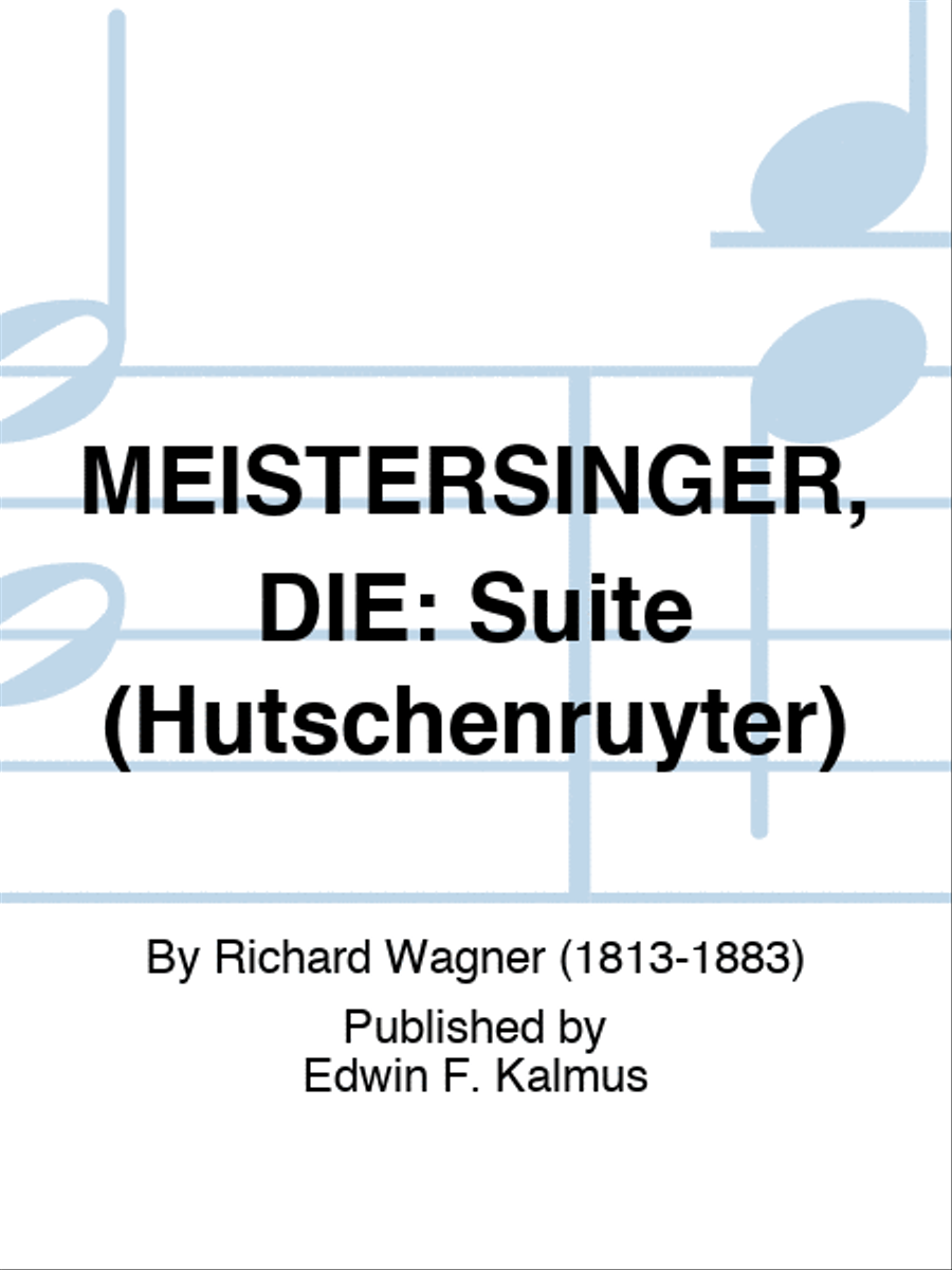 MEISTERSINGER, DIE: Suite (Hutschenruyter) Voice scores gallery preview page 1