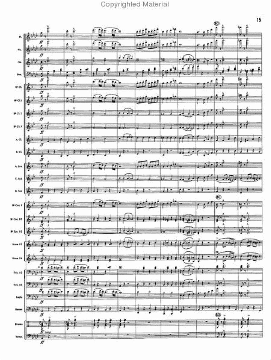 Willow Blossoms Willow Blossoms Concert Band scores gallery preview page 11