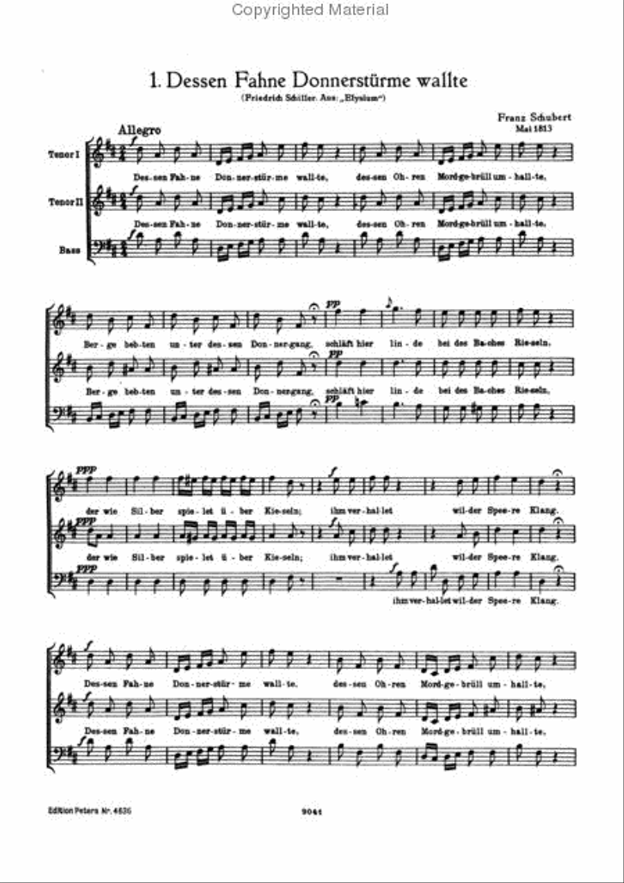 25 Selected Male Choruses TTBB scores gallery preview page 2