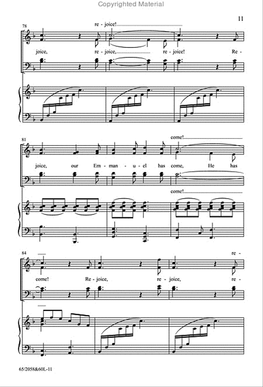 The Christmas Story - SATB Score with Performance CD 4-Part scores gallery preview page 8