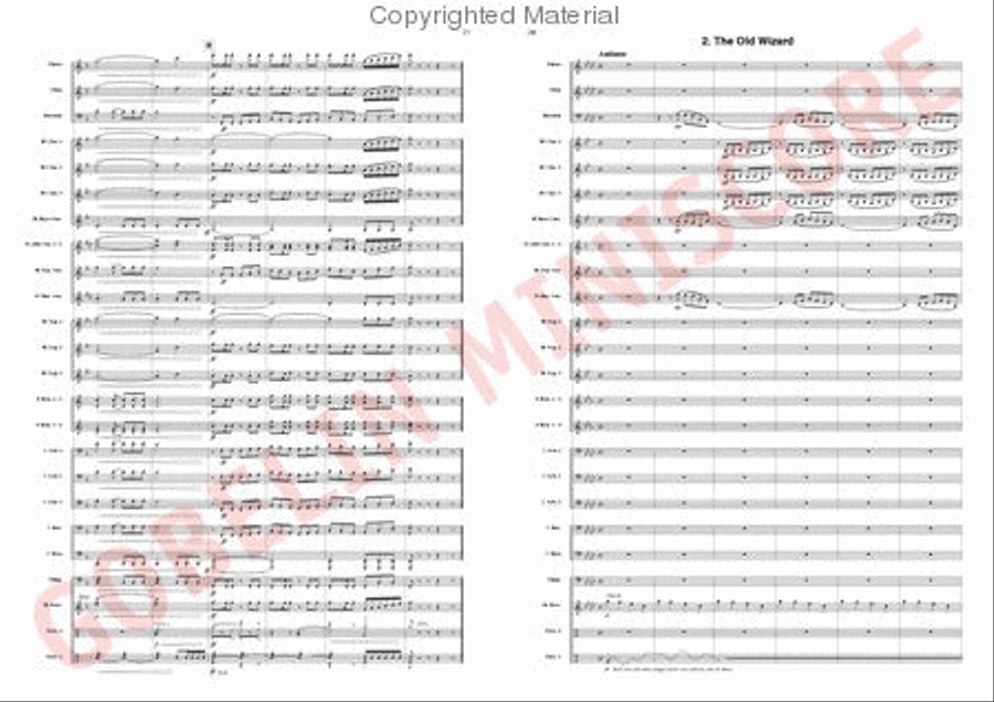 Land of Legends Concert Band scores gallery preview page 14