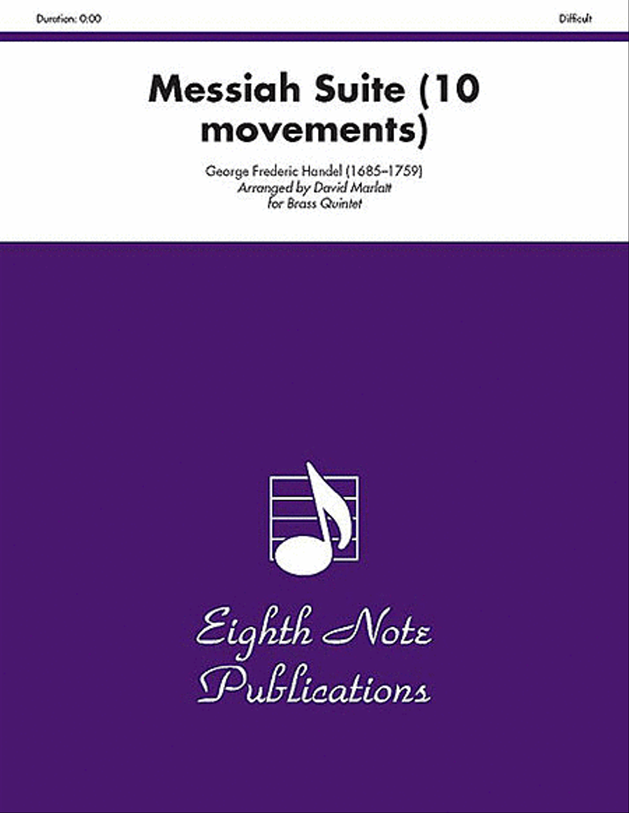 Messiah Suite (10 movements) Brass Quintet scores gallery preview page 1