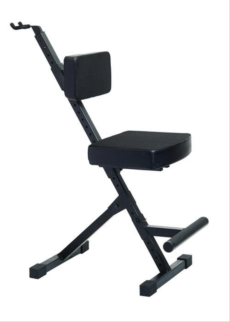 Deluxe Guitar Seat with Adjustable Back Rest and Guitar Hanger Musical Instruments scores gallery preview page 4
