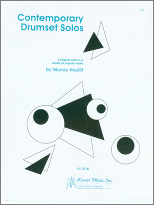 Book cover for Contemporary Drumset Solos