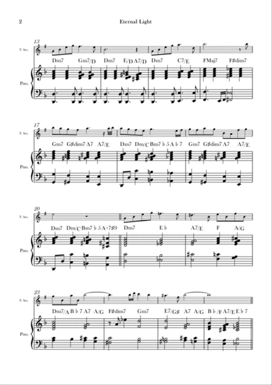 Eternal Light Chamber Music scores gallery preview page 2