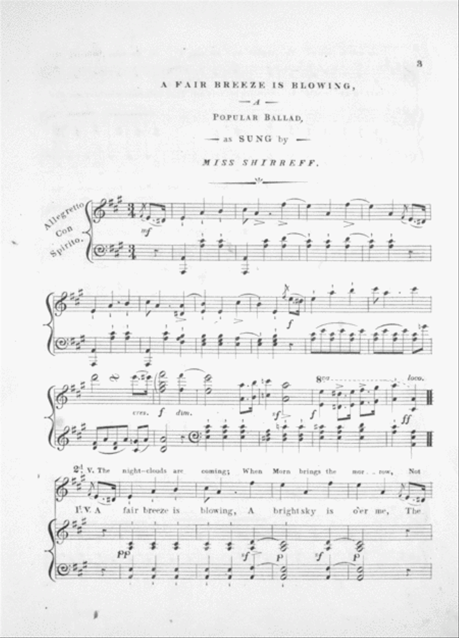 A Fair Breeze is Blowing Voice scores gallery preview page 2