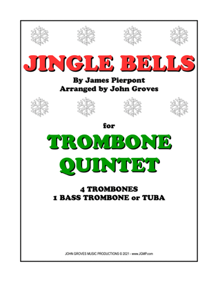 Book cover for Jingle Bells - Trombone Quintet