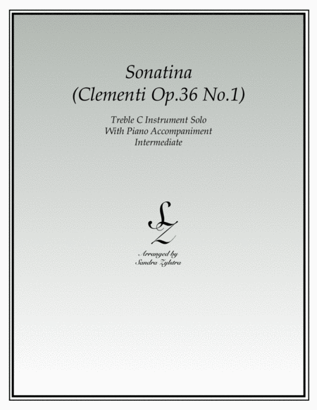 Sonatina-Clementi (Op. 36, No. 1) (treble C instrument solo) image number null