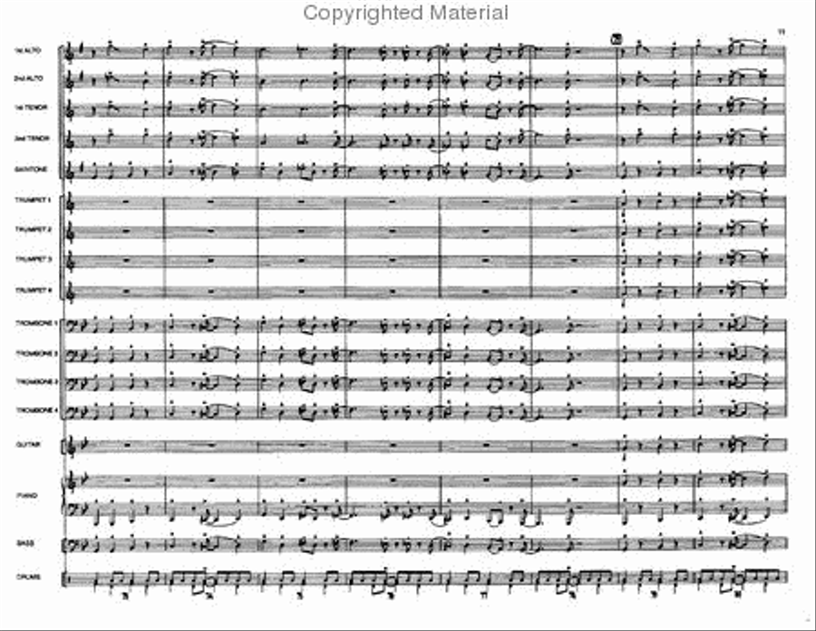 Swing Machine Jazz Ensemble scores gallery preview page 11