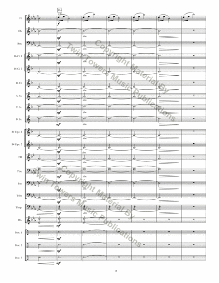 Grazioso Concert Band scores gallery preview page 19