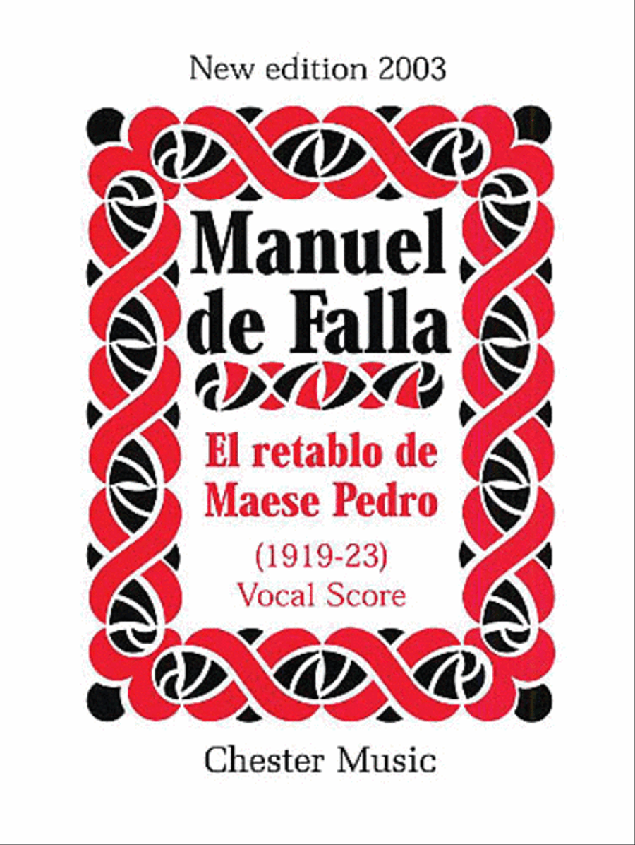 El Retablo De Mases Pedro Voice scores gallery preview page 1