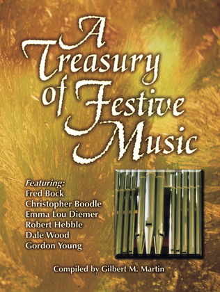 Book cover for A Treasury of Festive Music for Organ