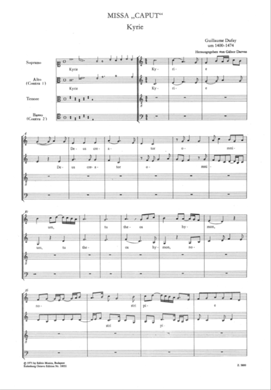 Missa 'Caput' Missa 'Caput' A Cappella scores gallery preview page 2