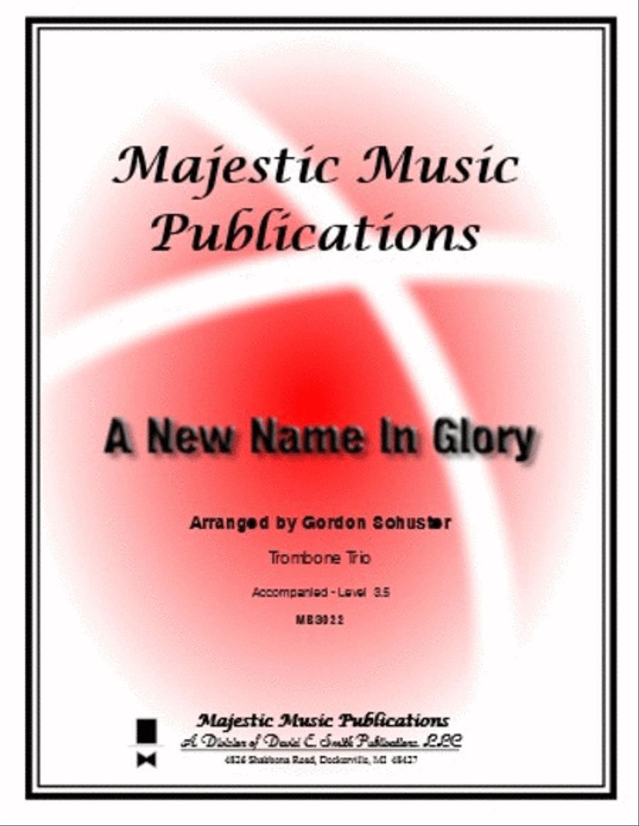 A New Name In Glory Trombone Trio scores gallery preview page 1