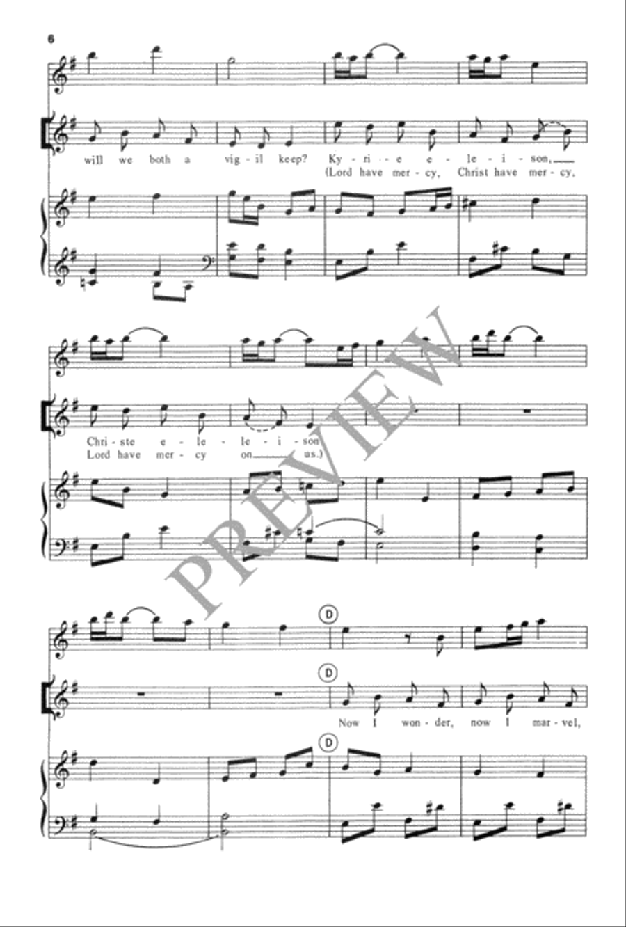 Brother Jesus, Older Brother Unison Choir scores gallery preview page 7