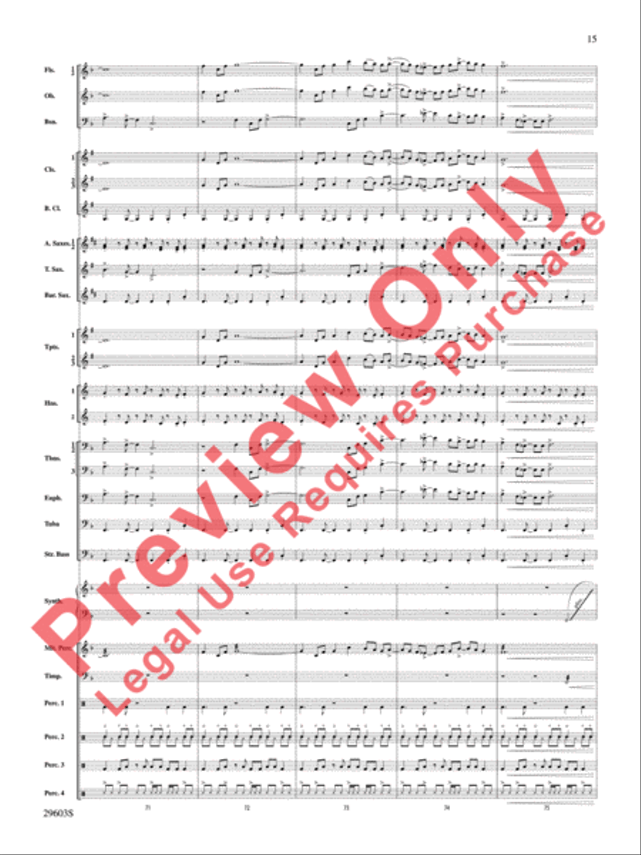 Dillon's Flight Concert Band scores gallery preview page 16