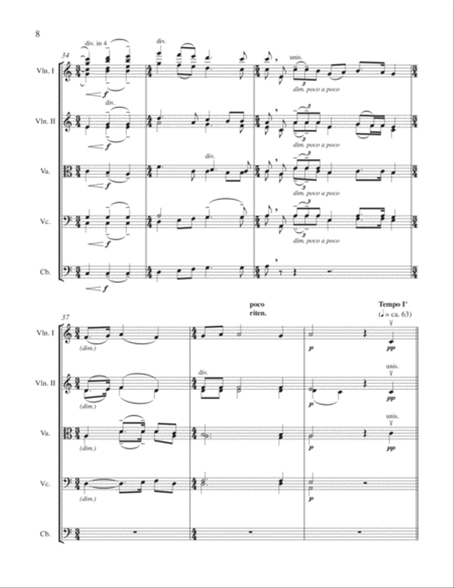 I Lift Up My Eyes to the Mountains String Orchestra scores gallery preview page 6