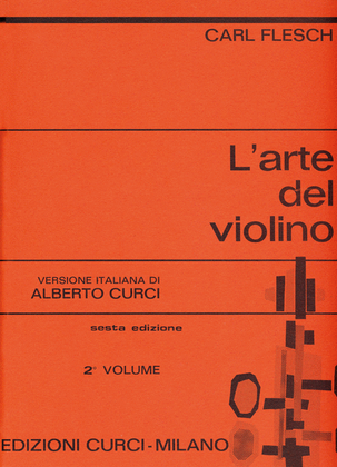 Book cover for L'arte del violino