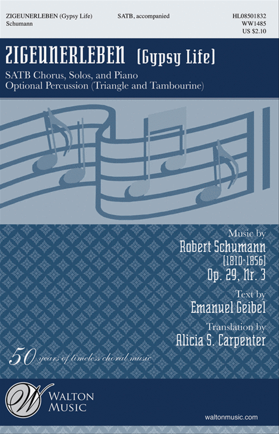 Zigeunerleben (SATB) 4-Part scores gallery preview page 1