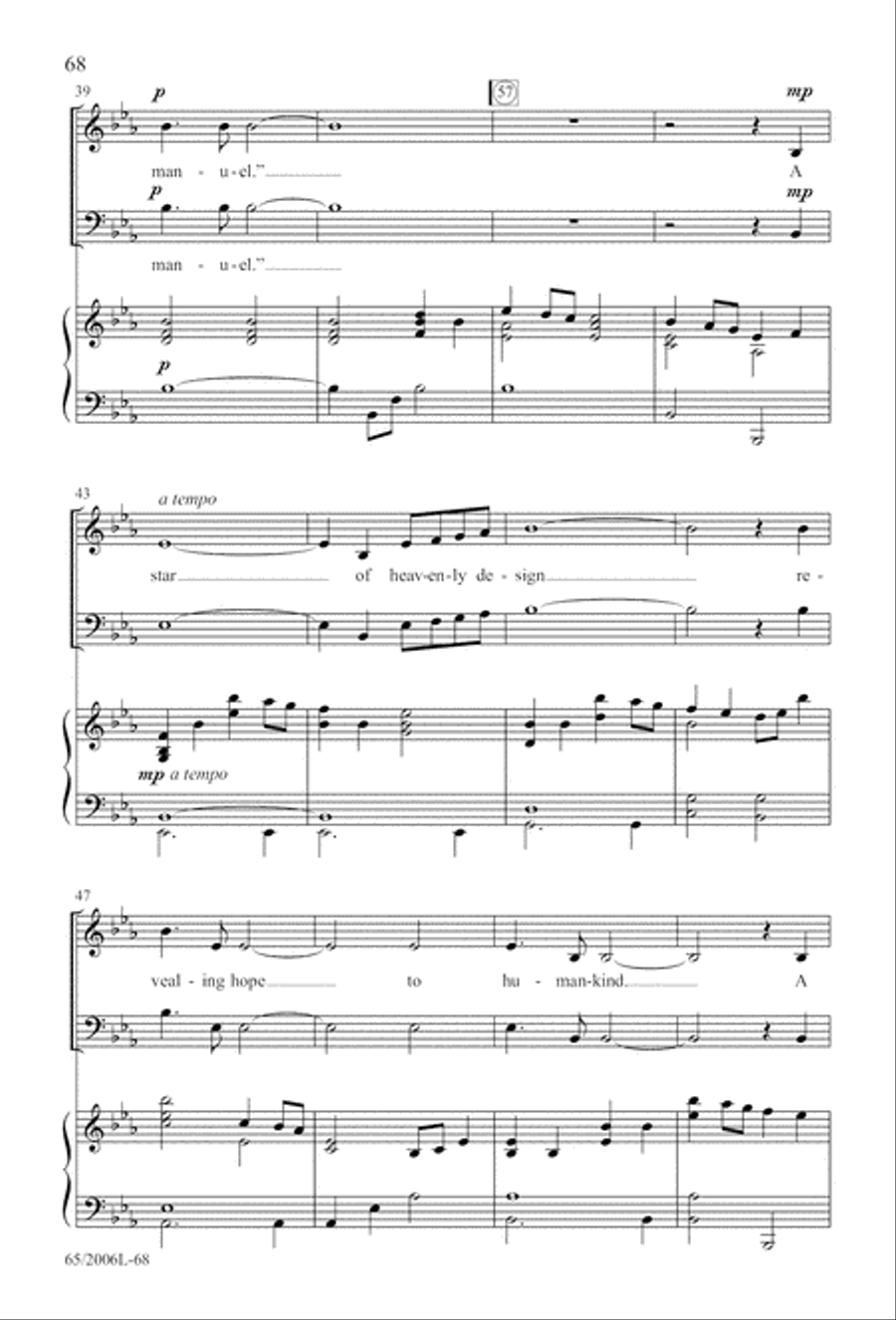 I Hear the Prophet Callin' 3-Part scores gallery preview page 69
