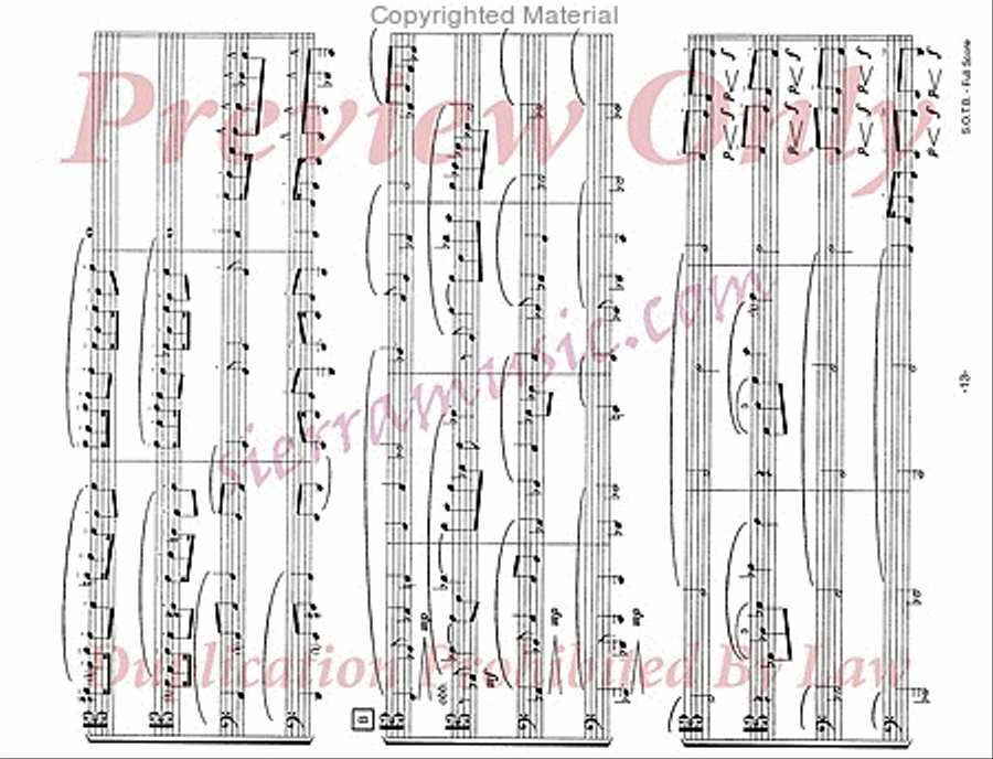 South Of The Border Trombone Quartet scores gallery preview page 14