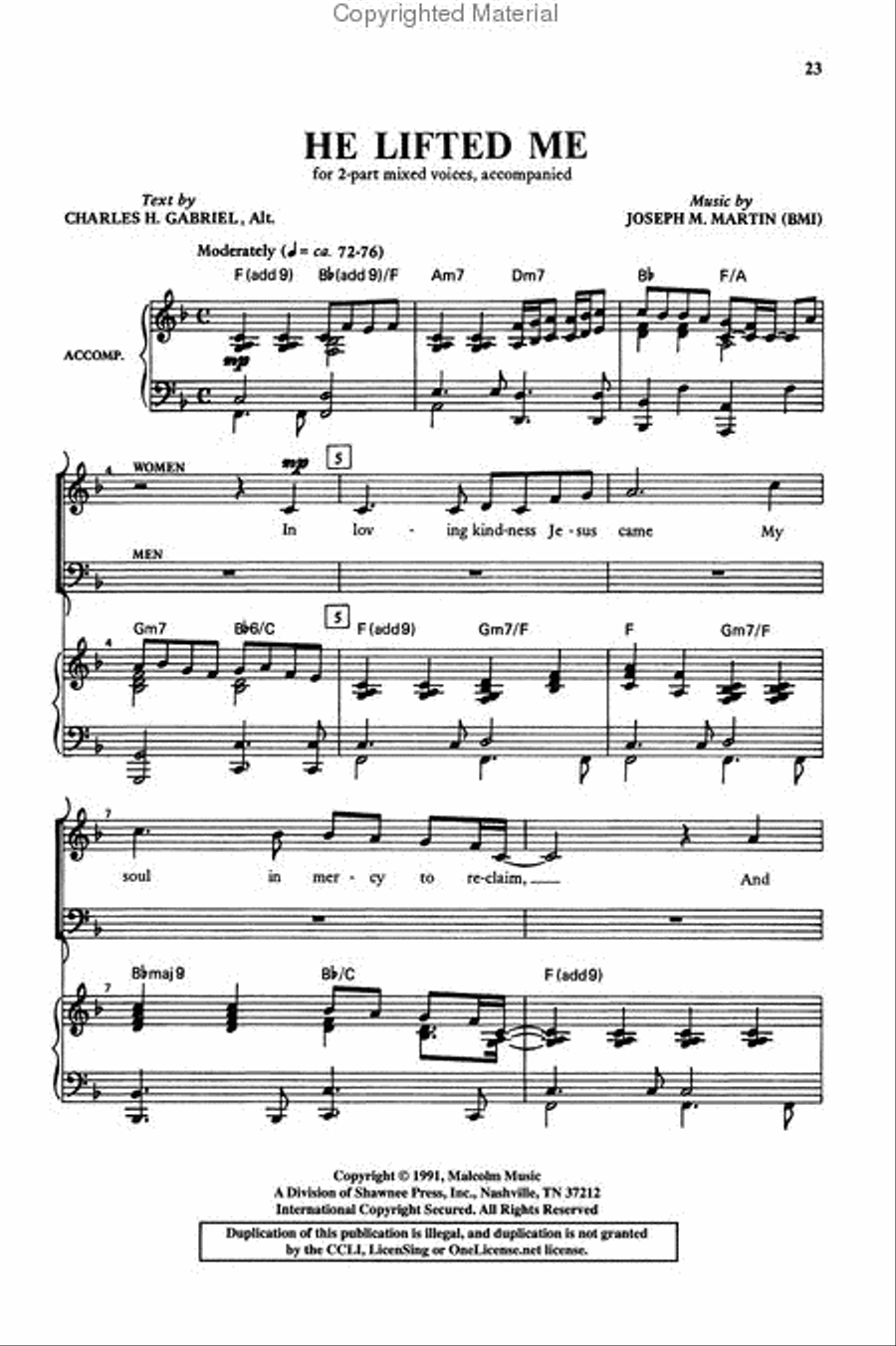 One Rehearsal Wonders, Volume 2 4-Part scores gallery preview page 4