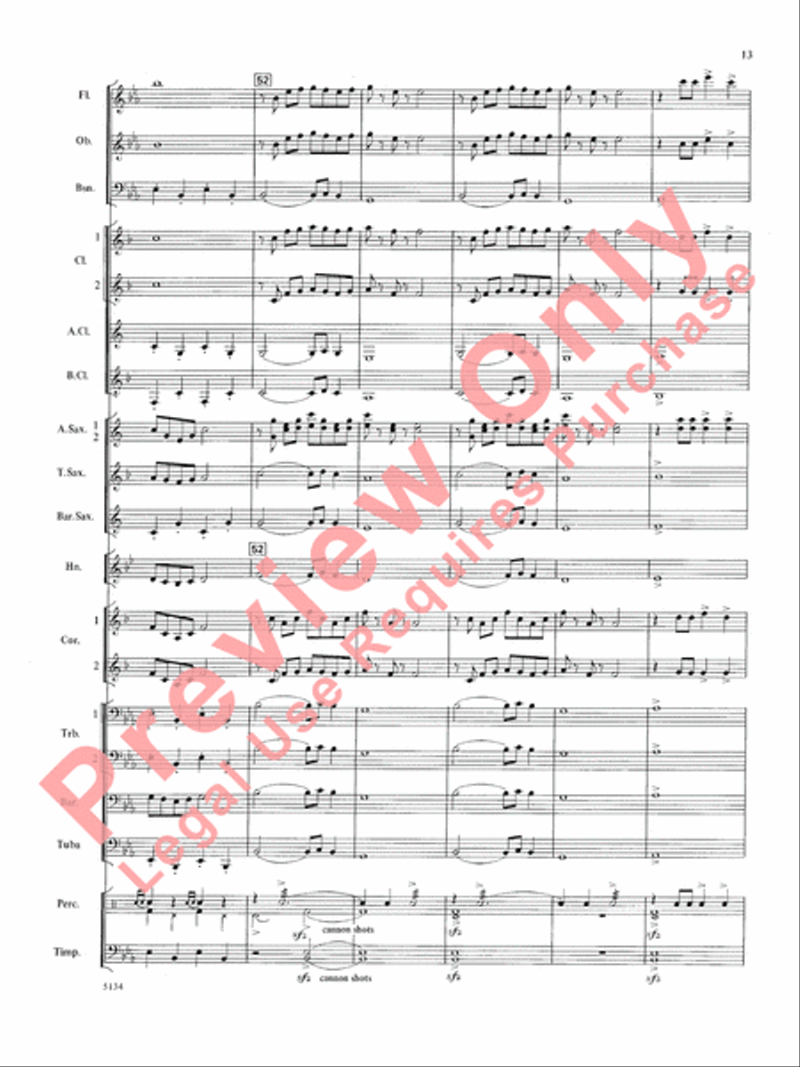 Santa at the Symphony Concert Band scores gallery preview page 14