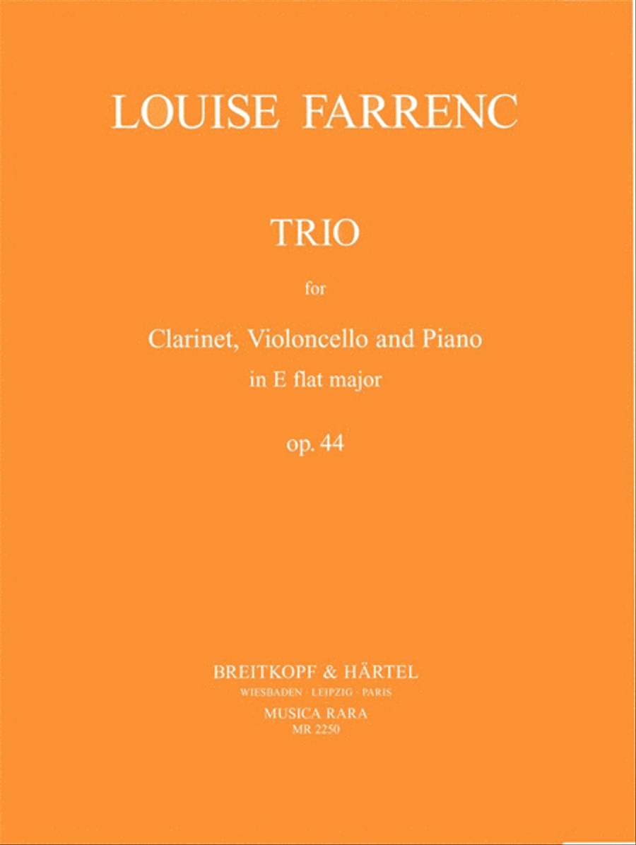 Trio in E flat major Op. 44 Piano scores gallery preview page 1