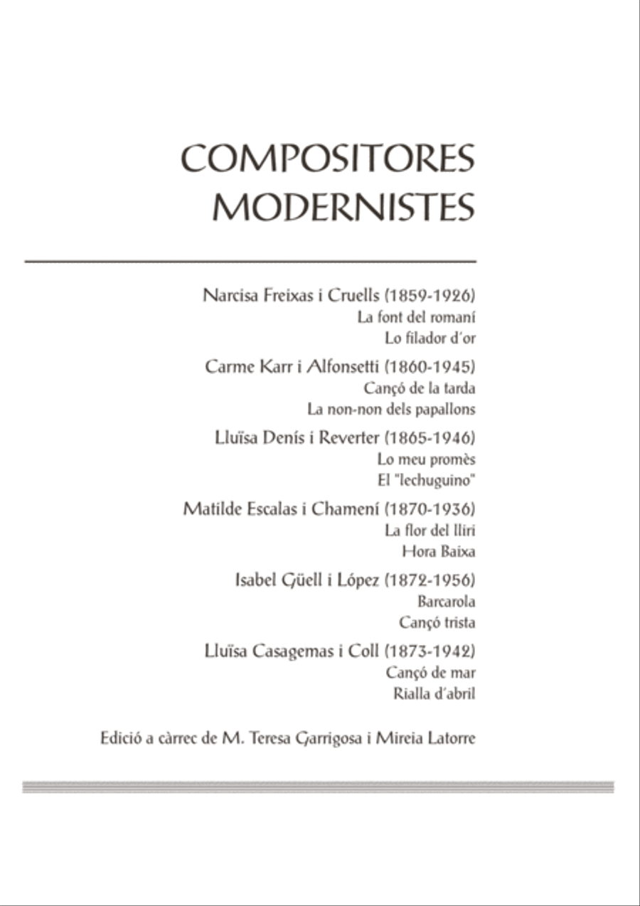 Compositores modernistes Voice scores gallery preview page 3