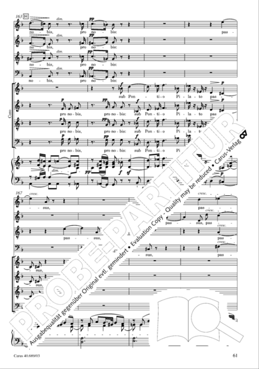 Missa solemnis Missa solemnis 4-Part scores gallery preview page 62