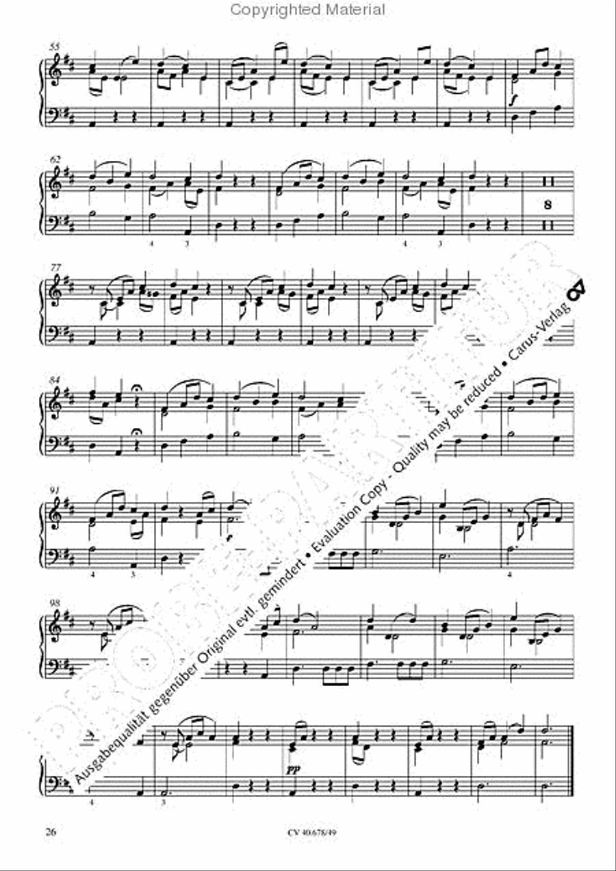 Missa pastoralis bohemica Organ scores gallery preview page 29