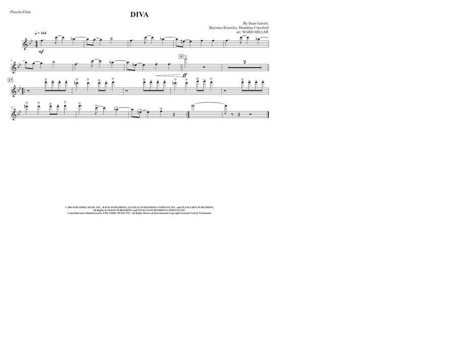 Diva Marching Band scores gallery preview page 4