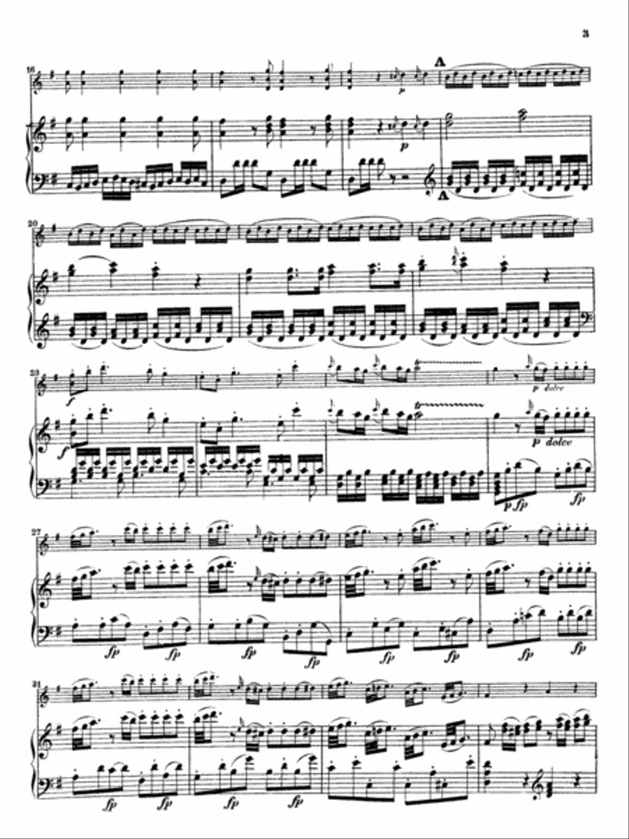 Violin Concerto No. 3 in G Major, K. 216 Small Ensemble scores gallery preview page 4