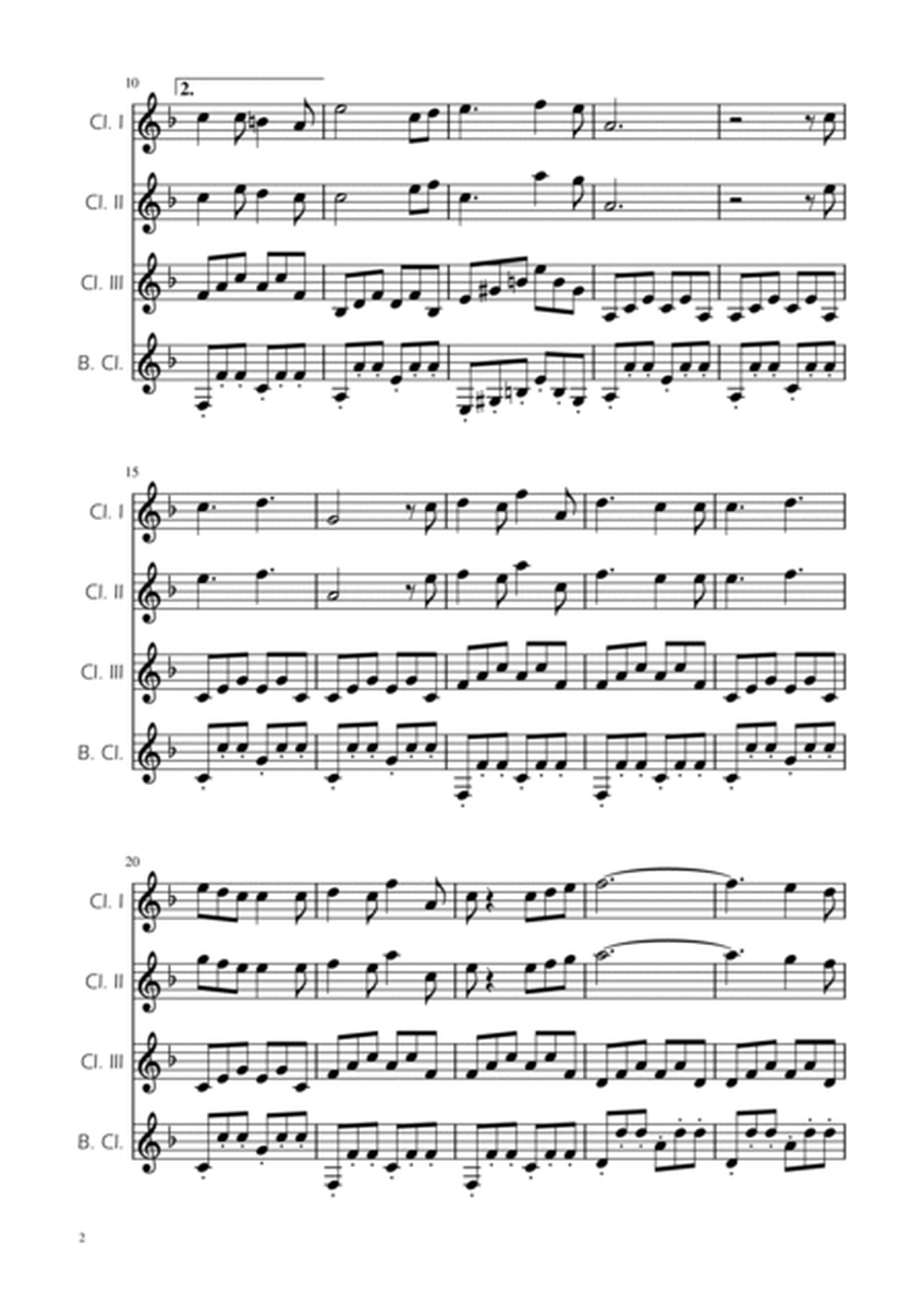 O Holy Night - Clarinet Quartet image number null