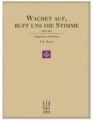 Book cover for Wachet auf, ruft uns die Stimme, BWV 645