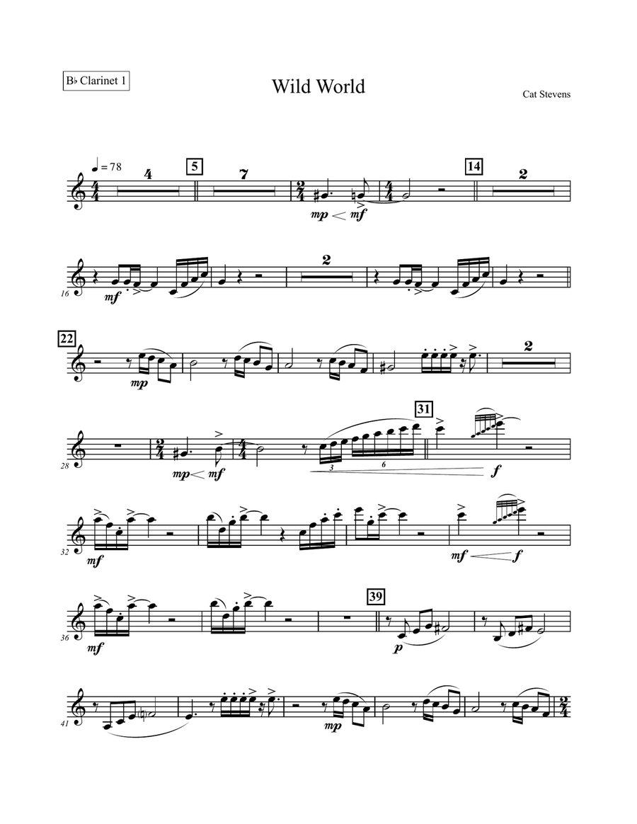 Wild World String Quartet scores gallery preview page 4