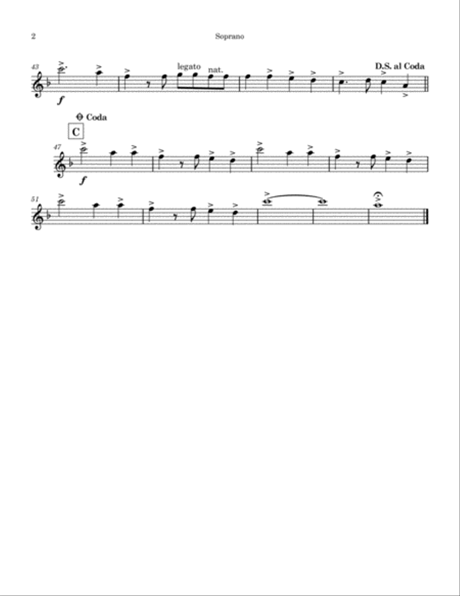 Please Please Me Saxophone Quartet scores gallery preview page 6