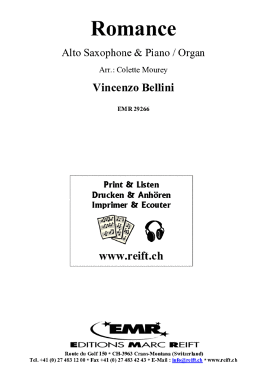 Romance Alto Saxophone scores gallery preview page 2