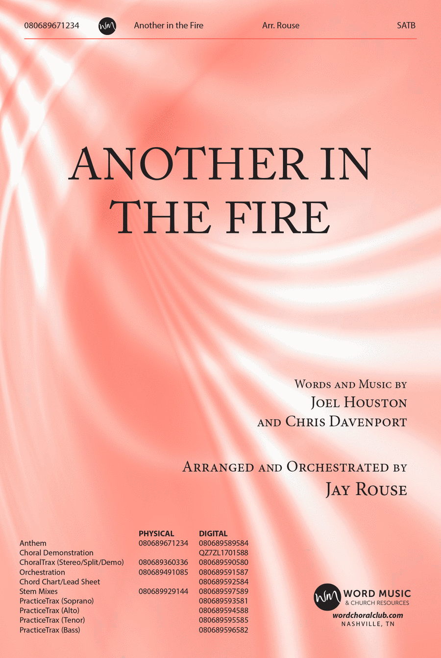 Another in the Fire - Anthem 4-Part scores gallery preview page 1