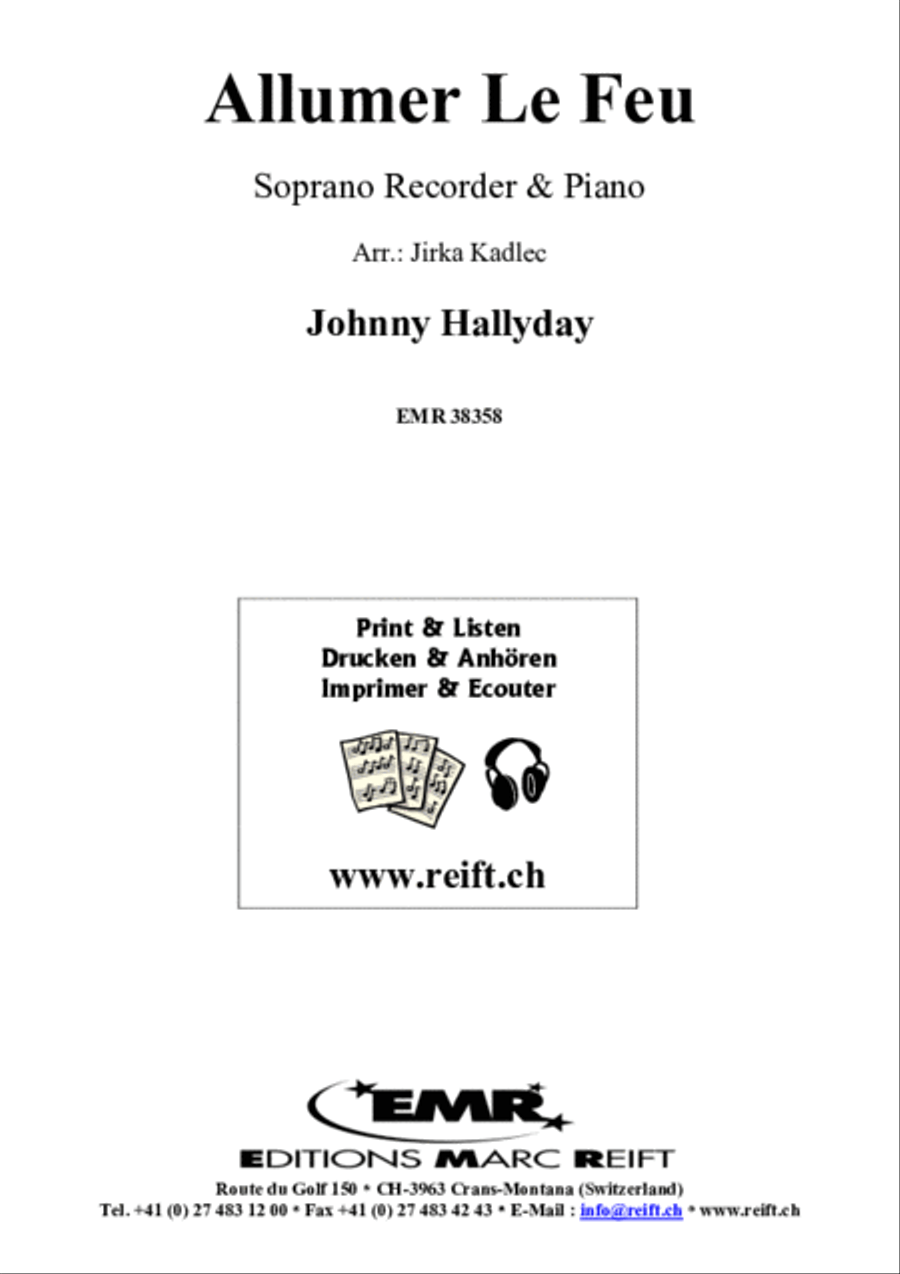 Allumer Le Feu Allumer Le Feu Soprano Recorder scores gallery preview page 2