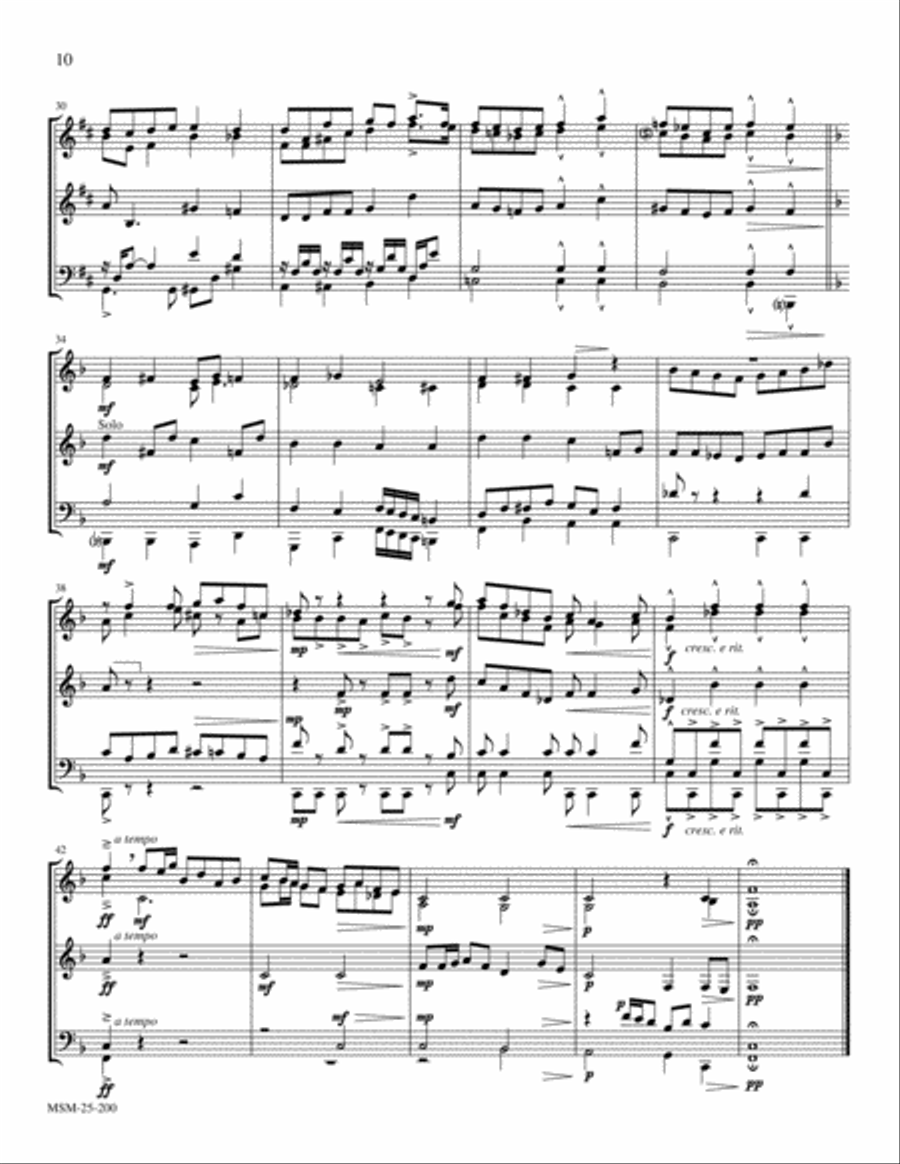 Once in Royal David's City (Irby) Brass Quintet scores gallery preview page 3