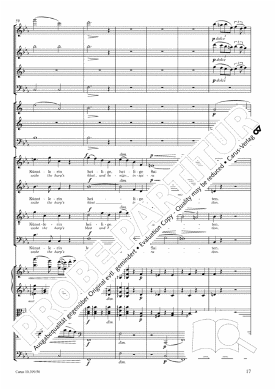 Schicksalslied, Op. 54 Choir scores gallery preview page 18