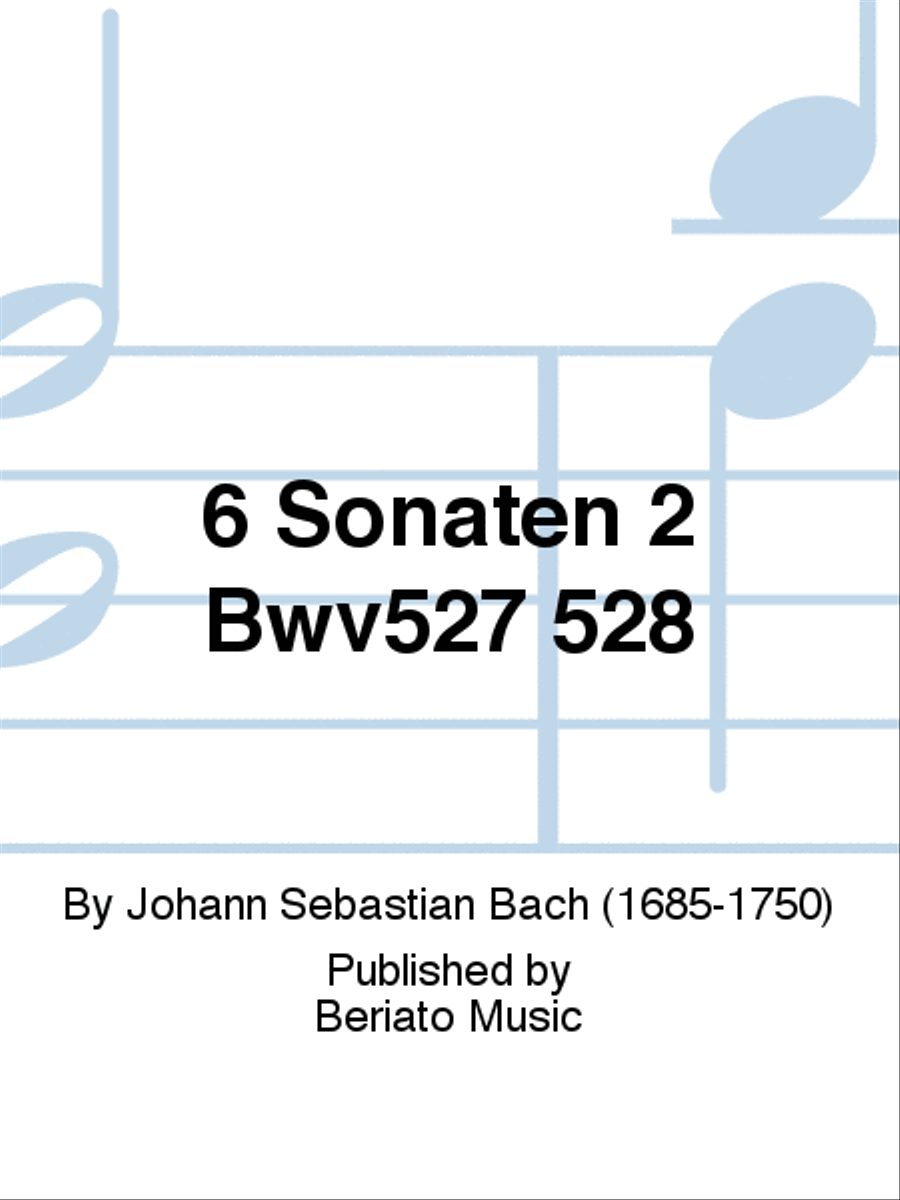 6 Sonatas after the Organ Trio Sonatas 2 Alto Recorder scores gallery preview page 1