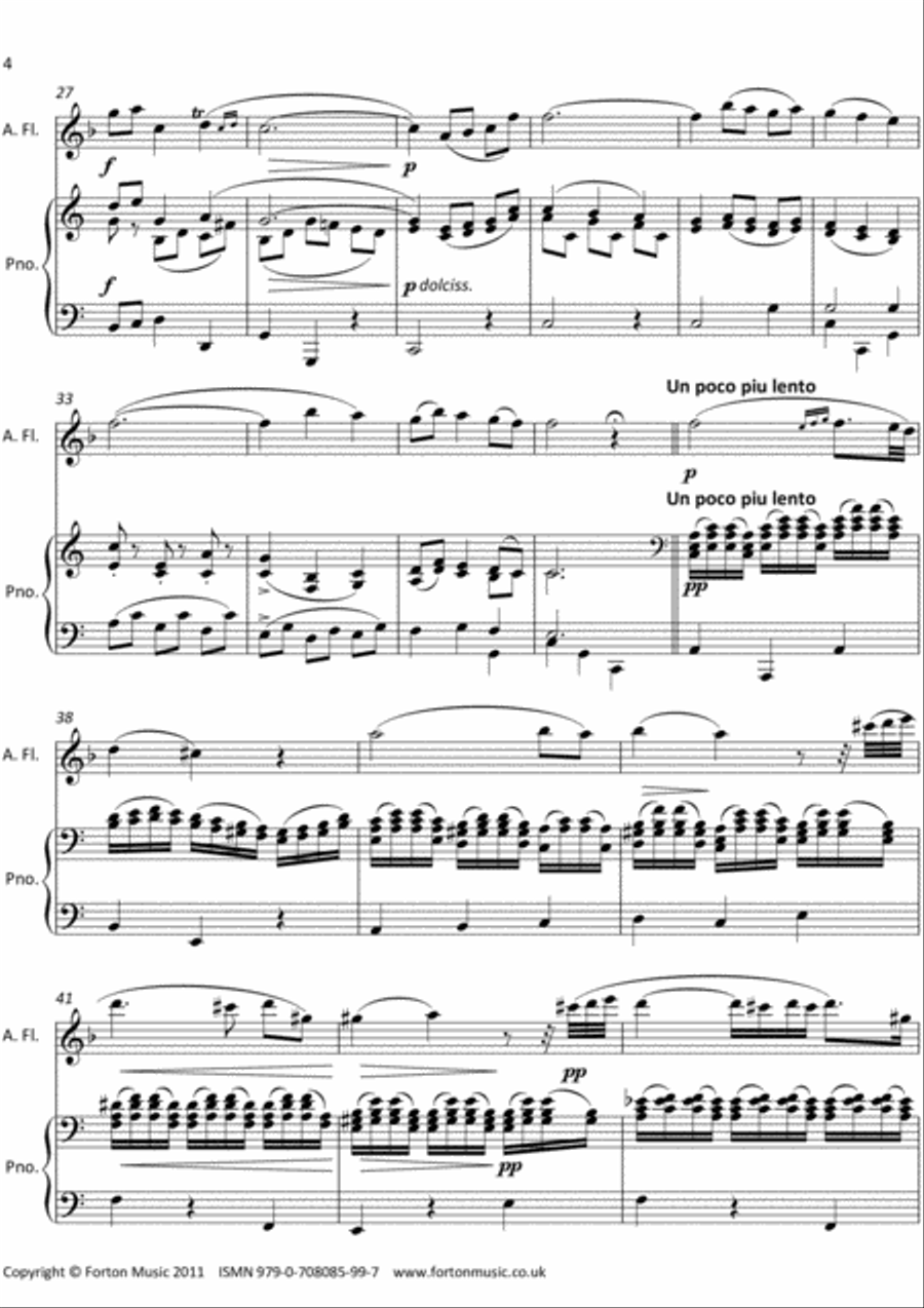 Solos for Alto Flute Book 4 Flute Solo scores gallery preview page 4