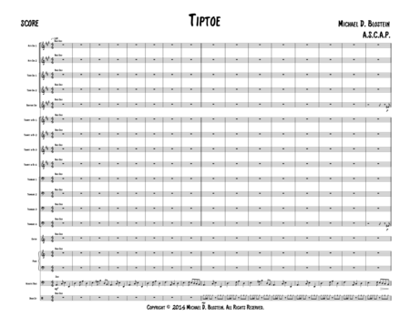 Tiptoe (Tango for Jazz Ensemble) image number null