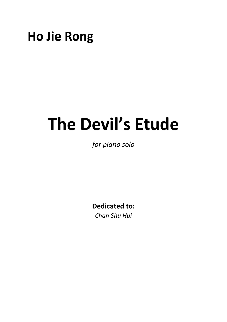 The Devil's Etude Piano Method scores gallery preview page 1