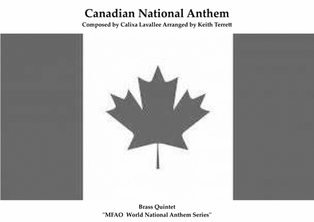 Canadian National Anthem ("O Canada") for Brass Quintet (MFAO World National Anthem Aeries) image number null